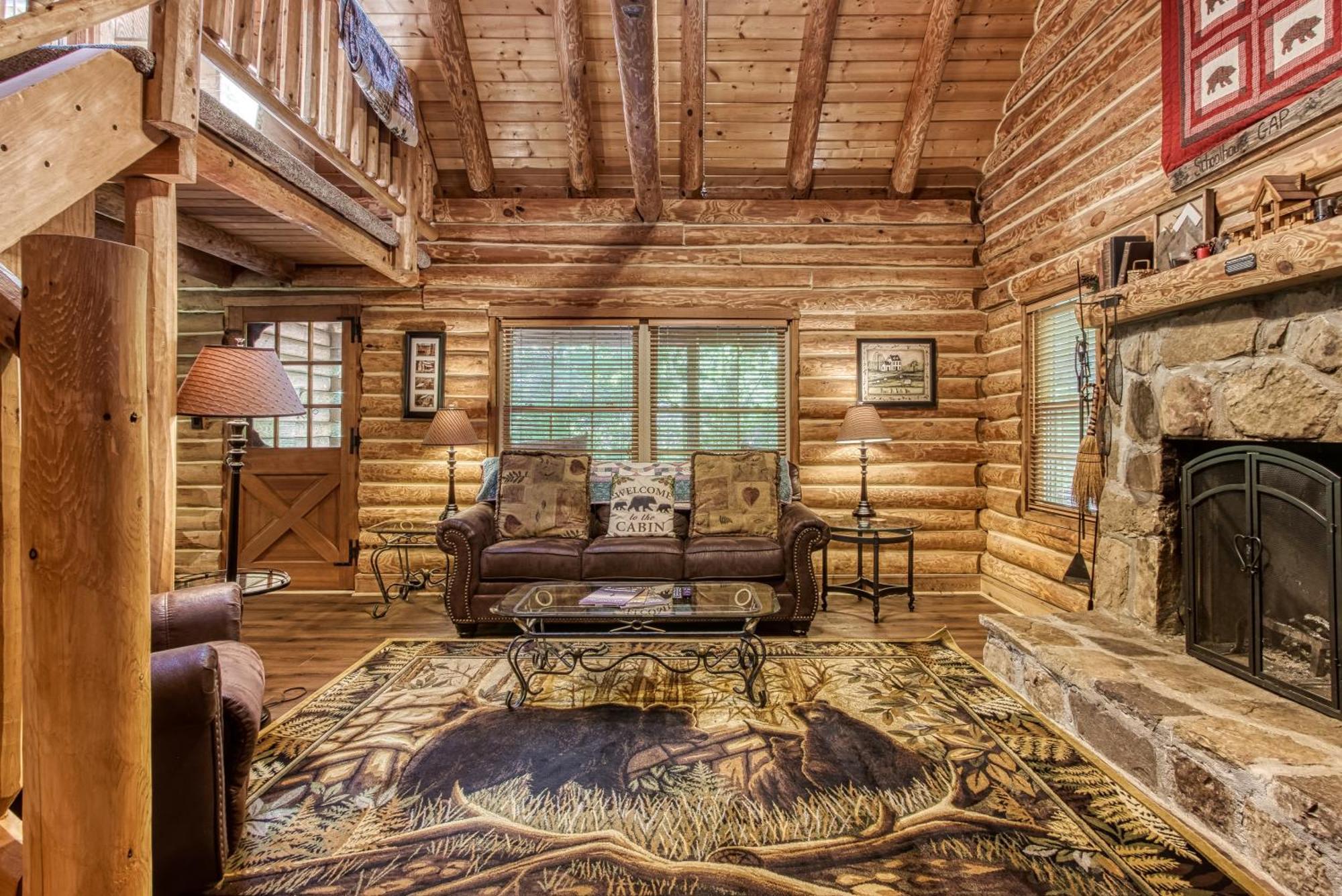 Very Private, Real Log Cabin With Hot Tub! Sevierville Zewnętrze zdjęcie